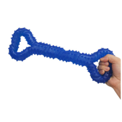 Manufacturer wholesale training green yellow blue orange dog tpr bone chew toys