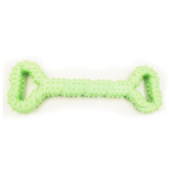 Manufacturer wholesale training green yellow blue orange dog tpr bone chew toys