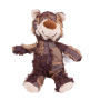 Manufacturer wholesale stuffed squeaky chew plush pet dog brown blue yellow bear toys