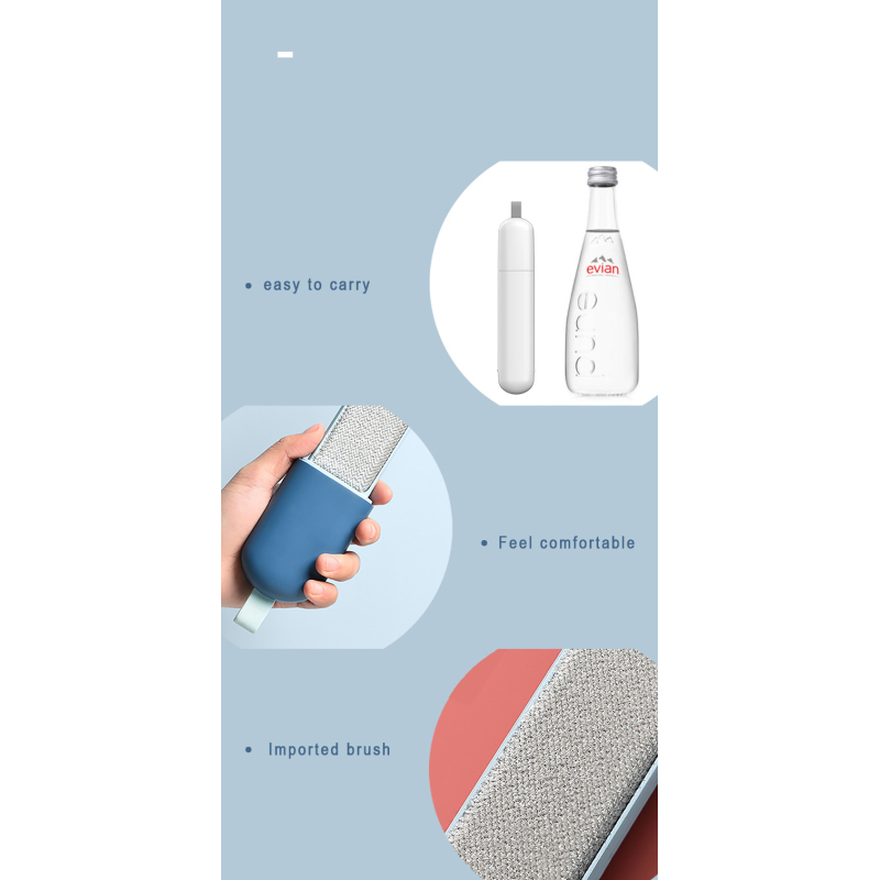 Manufacturer wholesale ABS pink white blue pet cat hair remover ice cream design