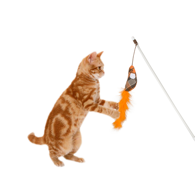 Manufacturer Wholesale Autumn Design Teaser Cat Wand Toys