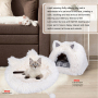 Manufacturer wholesale cute design warm dog cat plush bed with ears