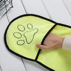 Manufacturer wholesale double-sided absorbent grooming pet dog dryer towel for bathing use