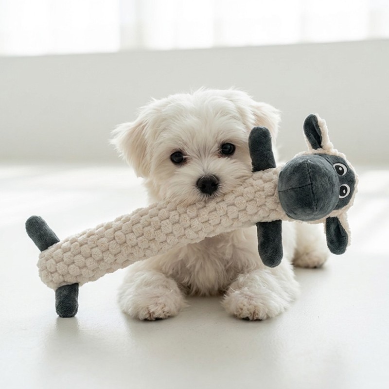 Wholesale Custom Logo Chew Luxury Long Plush Pet Product Supplier Dog Toy