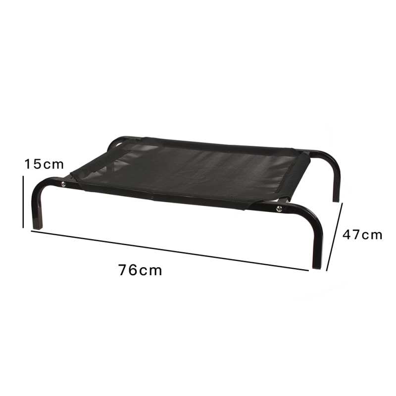 china wholesale manufacturer durable metal frame raised wrought iron pet dog bed elevated