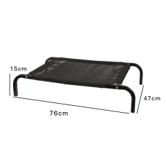 china wholesale manufacturer durable metal frame raised wrought iron pet dog bed elevated