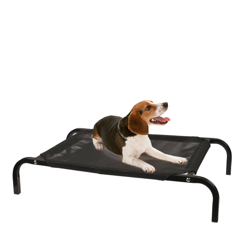 china wholesale manufacturer durable metal frame raised wrought iron pet dog bed elevated