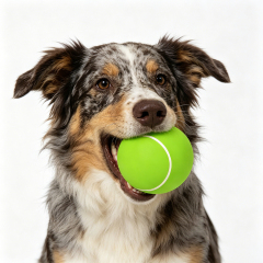 Wholesale Squeaky Soft Ball Chew Dog Latex Toy