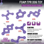 Manufacturer Wholesale Pet Product Chew Purple Dog Tpr Toys