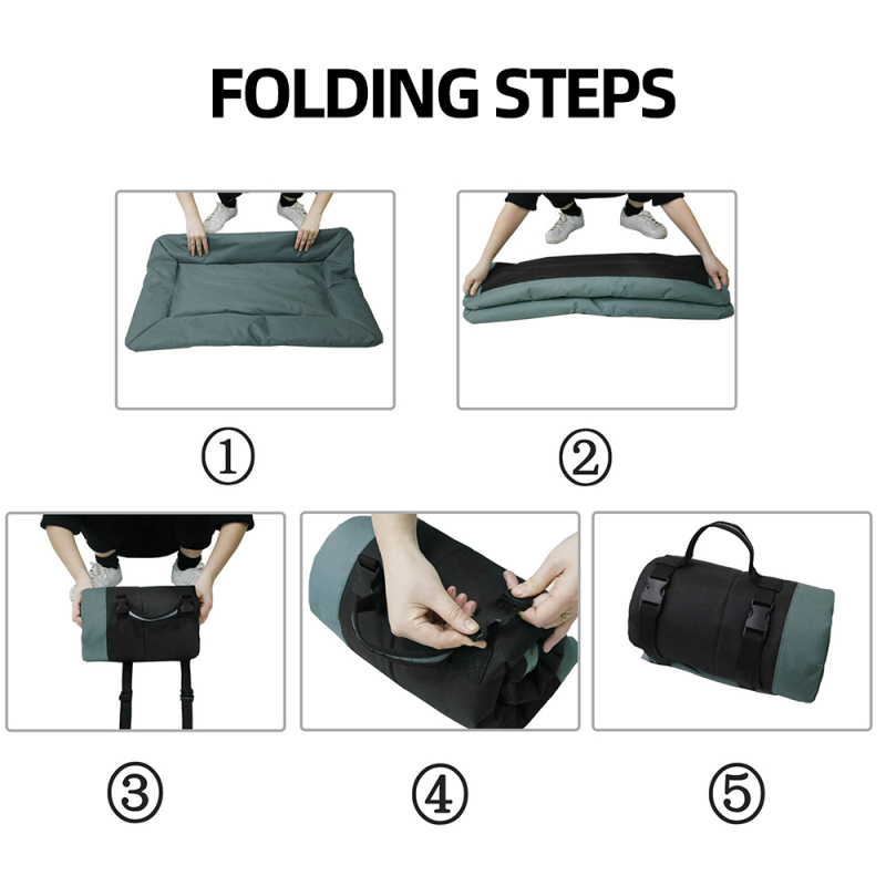 Wholesale Oxford Portable Outdoor Foldable Large Dog Travel Mat