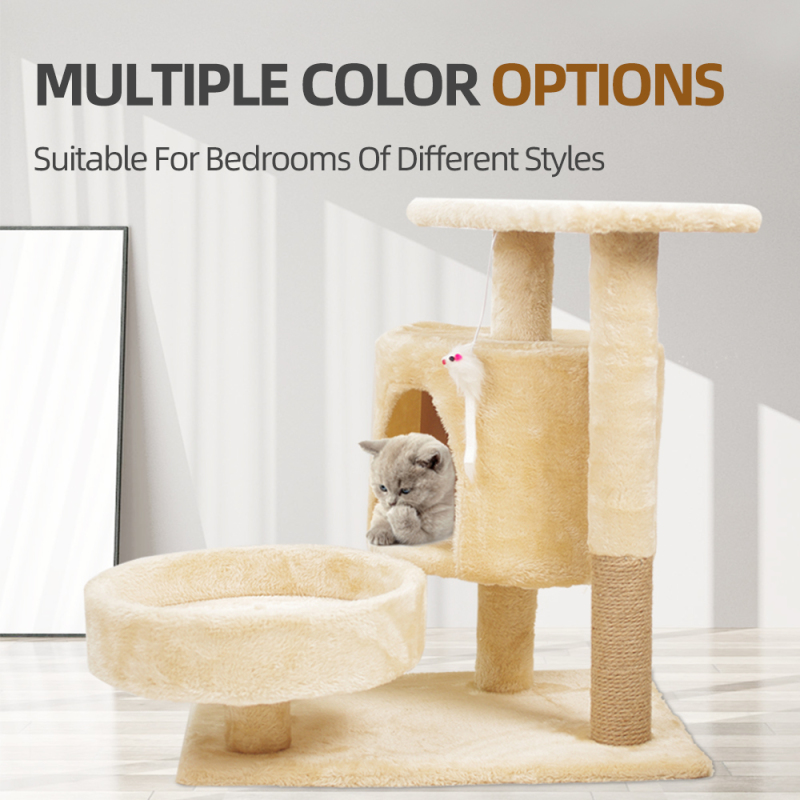 Manufacturer Wholesale Sisal Short Plush Cat Scratcher