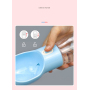 Manufacturer wholesale 4 in 1 portable dog water bottle with food storage poop bag scoop