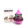 Manufacturer wholesale OEM custom logo plastic ball pet dog cat feeder toy