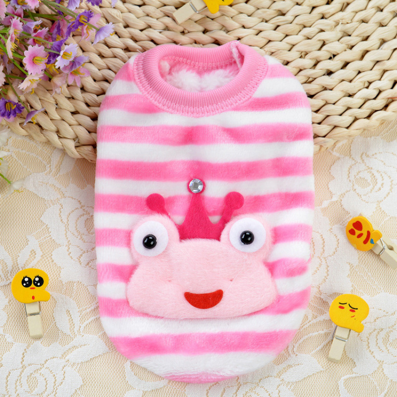 Wholesale Cute Plush Pet Apparel Cat Small Dog Winter Coat