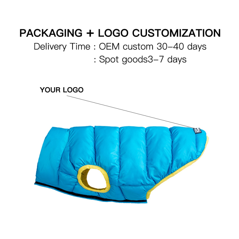 Manufacturer Wholesale Custom logo Warm Dog Winter Coat