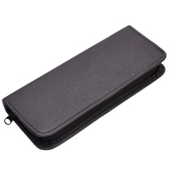 Wholesale Black Leather Cat Dog Pet Grooming Tool Set Bag