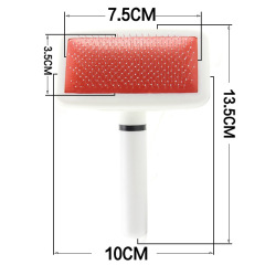 Manufacturer wholesale white grooming tool pet cat dog hair removal brush
