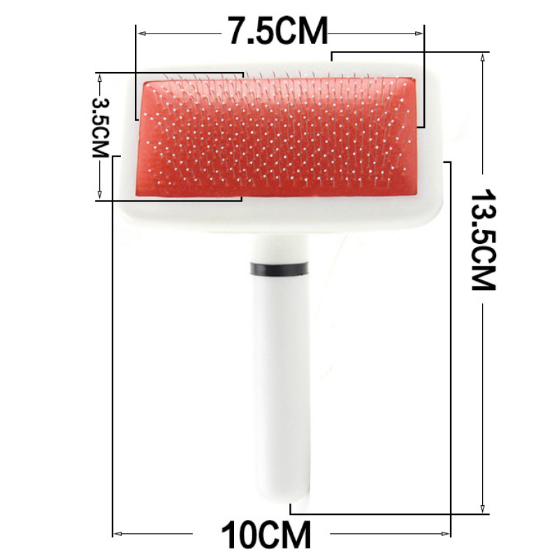 Manufacturer wholesale white grooming tool pet cat dog hair removal brush