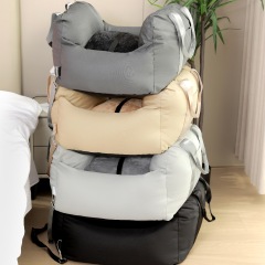 Wholesale Pet Product Washable Detachable Portable Dog Car Seat Bed