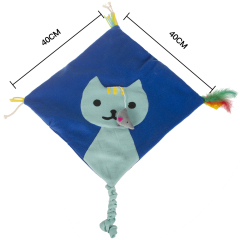 wholesale manufacturer free sample cat rope blanket mouse toys with catnip