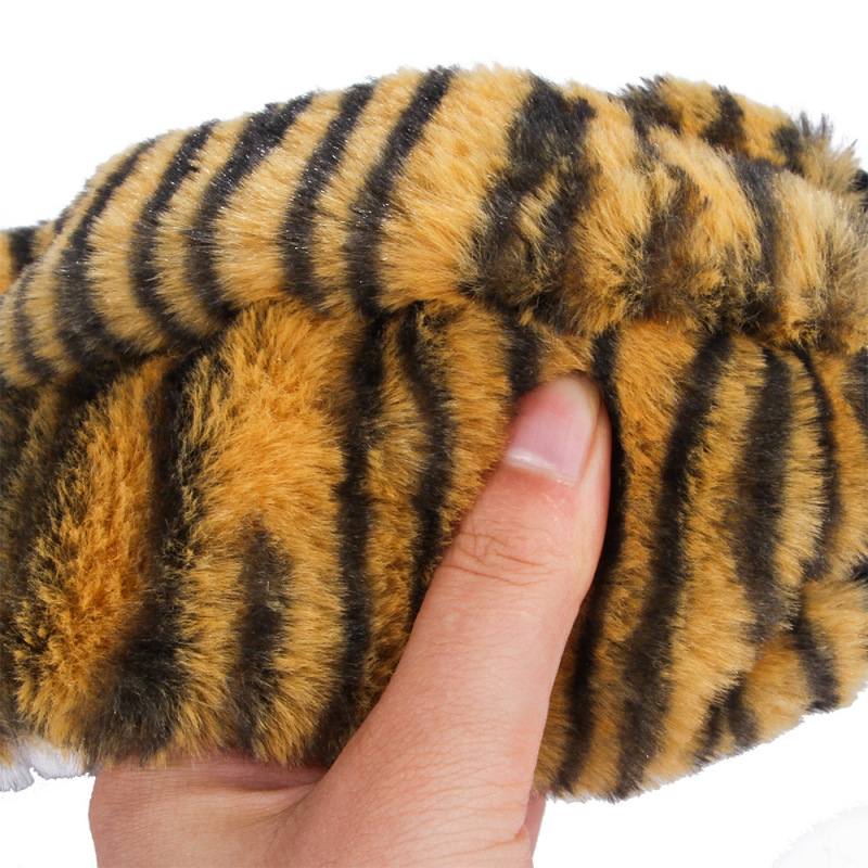 Manufacturer wholesale lion tiger squeaky plush dog leopard toy