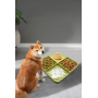 Wholesale Four Grids Silicone Slow Feeder Dog Lick Mat