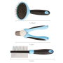 6 pieces dog grooming tools,pink dog grooming set