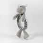 Manufacturer wholesale braided rope dog plush toys deer rhinoceros lion
