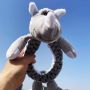 Manufacturer wholesale braided rope dog plush toys deer rhinoceros lion