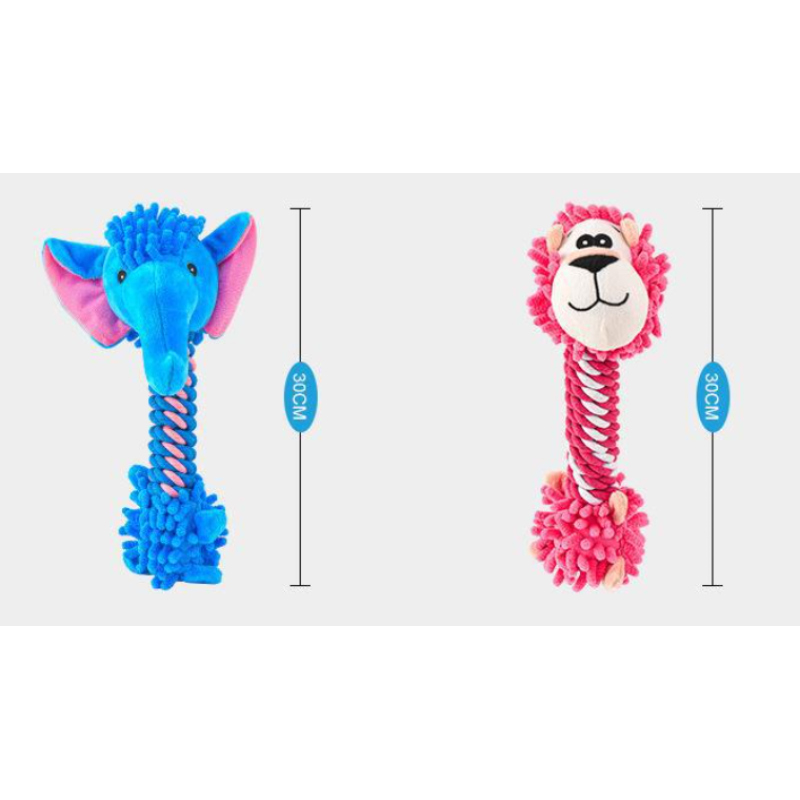 Wholesale Animal Design Rope Plush Dog Pet Chew Toys