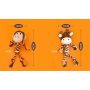 Wholesale Animal Design Rope Plush Dog Pet Chew Toys