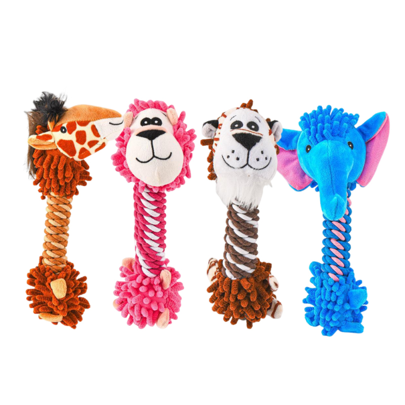 Wholesale Animal Design Rope Plush Dog Pet Chew Toys
