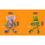 Wholesale Animal Design Rope Plush Dog Pet Chew Toys