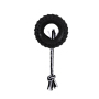 wholesale manufacturer rubber dog black tires toys with rope
