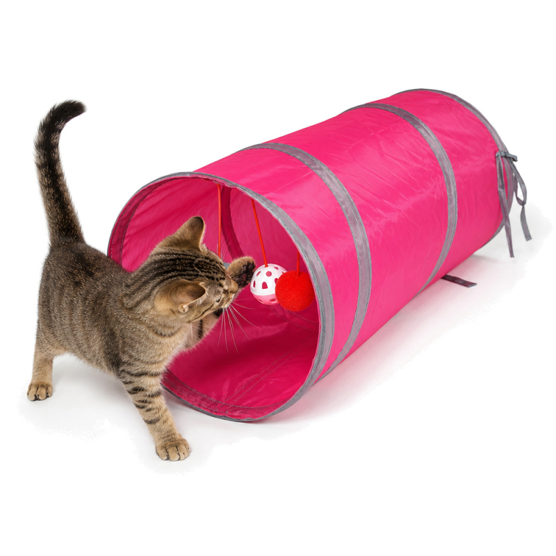 Wholesale Multi-colors Foldable Collapsible Cat Tunnel