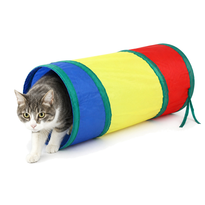 Wholesale Multi-colors Foldable Collapsible Cat Tunnel