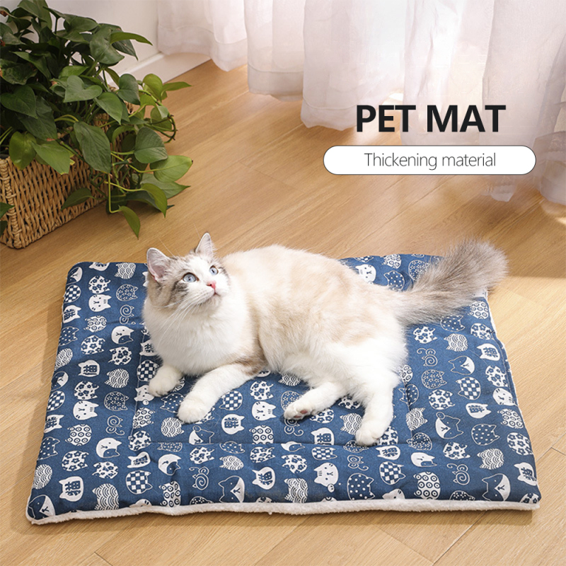 Manufacturer Wholesale Cute Design Fleece Cat Pet Dog Mat