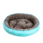 Manufacturer wholesale warm soft plush cat small dog round bed more design
