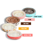 Manufacturer wholesale warm soft plush cat small dog round bed more design