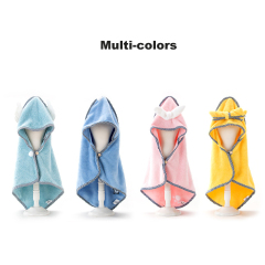 wholesale manufacturer OEM custom logo cute comfortable cotton soft cozy pet dog bathrobe