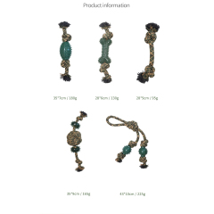 Wholesale Custom Logo Pet Product Supplier Camouflage Chew Dog Rope Toys