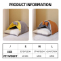 Wholesale Indoor Luxury Soft Warm Plush Cat Bed House