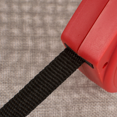 wholesale bling black red blue rubber custom luxury retractable pet dog leash with poop bag