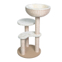 Manufacturer Wholesale Short Plush Scratcher Cat Tree Wooden