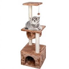 Wholesale Short Plush Sisal Cat Tree House