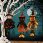Manufacturer wholesale pumpkin ghost dog plush toys pendant halloween design