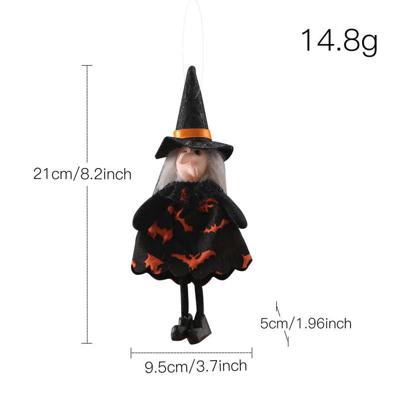 Manufacturer wholesale pumpkin ghost dog plush toys pendant halloween design