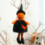 Manufacturer wholesale pumpkin ghost dog plush toys pendant halloween design