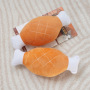 Wholesale Custom Logo Chicken Leg Squeaky Dog Plush Toys