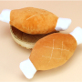 Wholesale Custom Logo Chicken Leg Squeaky Dog Plush Toys